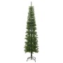 Árbol de Navidad artificial estrecho con soporte PE 240 cm en Decoración Festiva y Estacional | Comprar online en Foru.es