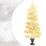 Árbol de Navidad en espiral con luces y macetero blanco 120 cm en Decoración Festiva y Estacional | Comprar online en Foru.es