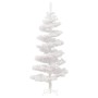 Árbol de Navidad en espiral con luces y soporte blanco 150 cm en Decoración Festiva y Estacional | Comprar online en Foru.es