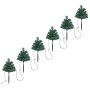Árboles de Navidad para caminos 6 uds PVC 45 LED multicolor en Decoración Festiva y Estacional | Comprar online en Foru.es