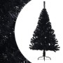 Medio árbol de Navidad artificial con soporte PVC negro 120 cm en Decoración Festiva y Estacional | Comprar online en Foru.es