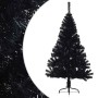 Medio árbol de Navidad artificial con soporte PVC negro 150 cm en Decoración Festiva y Estacional | Comprar online en Foru.es