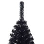 Medio árbol de Navidad artificial con soporte PVC negro 150 cm en Decoración Festiva y Estacional | Comprar online en Foru.es