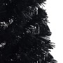 Medio árbol de Navidad artificial con soporte PVC negro 150 cm en Decoración Festiva y Estacional | Comprar online en Foru.es