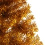 Medio árbol de Navidad artificial con soporte PET dorado 240 cm en Decoración Festiva y Estacional | Comprar online en Foru.es