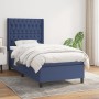 Cama box spring con colchón tela azul 90x200 cm de vidaXL, Camas y somieres - Ref: Foro24-3131647, Precio: 368,58 €, Descuent...