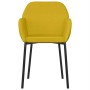 Sillas de comedor 2 unidades terciopelo amarillo en Sillas de comedor | Comprar online en Foru.es