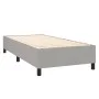 Cama box spring con colchón tela gris claro 90x190 cm de vidaXL, Camas y somieres - Ref: Foro24-3131553, Precio: 316,31 €, De...