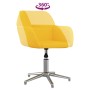 Silla de oficina giratoria de tela amarillo claro en Sillas de oficina | Comprar online en Foru.es