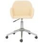 Silla de oficina giratoria tela color crema en Sillas de oficina | Comprar online en Foru.es