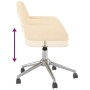 Silla de oficina giratoria tela color crema en Sillas de oficina | Comprar online en Foru.es