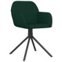 Sillas de comedor giratorias 2 unidades terciopelo verde oscuro en Sillas de comedor | Comprar online en Foru.es