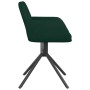 Sillas de comedor giratorias 2 unidades terciopelo verde oscuro en Sillas de comedor | Comprar online en Foru.es