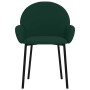 Sillas de comedor 2 unidades terciopelo verde oscuro en Sillas de comedor | Comprar online en Foru.es
