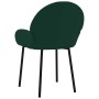 Sillas de comedor 2 unidades terciopelo verde oscuro en Sillas de comedor | Comprar online en Foru.es