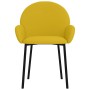 Sillas de comedor 2 unidades terciopelo amarillo en Sillas de comedor | Comprar online en Foru.es