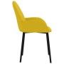 Sillas de comedor 2 unidades terciopelo amarillo en Sillas de comedor | Comprar online en Foru.es