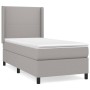 Cama box spring con colchón tela gris claro 80x200 cm de vidaXL, Camas y somieres - Ref: Foro24-3131225, Precio: 316,78 €, De...