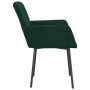Sillas de comedor 2 unidades terciopelo verde oscuro en Sillas de comedor | Comprar online en Foru.es