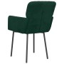 Sillas de comedor 2 unidades terciopelo verde oscuro en Sillas de comedor | Comprar online en Foru.es