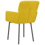 Sillas de comedor 2 unidades terciopelo amarillo en Sillas de comedor | Comprar online en Foru.es