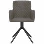 Sillas de comedor giratorias 2 unidades terciopelo gris oscuro en Sillas de comedor | Comprar online en Foru.es