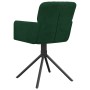 Sillas de comedor giratorias 2 unidades terciopelo verde oscuro en Sillas de comedor | Comprar online en Foru.es