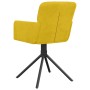 Sillas de comedor giratorias 2 uds terciopelo amarillo en Sillas de comedor | Comprar online en Foru.es