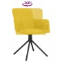 Sillas de comedor giratorias 2 uds terciopelo amarillo en Sillas de comedor | Comprar online en Foru.es