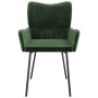 Sillas de comedor 2 unidades terciopelo verde oscuro en Sillas de comedor | Comprar online en Foru.es