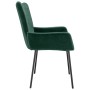 Sillas de comedor 2 unidades terciopelo verde oscuro en Sillas de comedor | Comprar online en Foru.es
