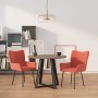 Sillas de comedor 2 unidades terciopelo rosa en Sillas de comedor | Comprar online en Foru.es