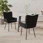 Sillas de comedor 2 unidades terciopelo negro en Sillas de comedor | Comprar online en Foru.es