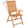Juego de comedor para jardín 9 piezas madera maciza de acacia de vidaXL, Conjuntos de jardín - Ref: Foro24-3079640, Precio: 8...