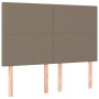 Cama box spring con colchón tela gris taupe 140x200 cm de vidaXL, Camas y somieres - Ref: Foro24-3131277, Precio: 555,12 €, D...