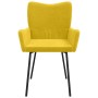 Sillas de comedor 2 unidades terciopelo amarillo en Sillas de comedor | Comprar online en Foru.es