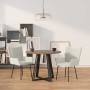 Sillas de comedor 2 unidades terciopelo crema en Sillas de comedor | Comprar online en Foru.es