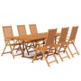Juego de comedor de jardín 7 piezas madera maciza de acacia de vidaXL, Conjuntos de jardín - Ref: Foro24-3079641, Precio: 731...