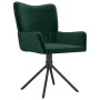 Sillas de comedor giratorias 2 unidades terciopelo verde oscuro en Sillas de comedor | Comprar online en Foru.es