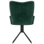 Sillas de comedor giratorias 2 unidades terciopelo verde oscuro en Sillas de comedor | Comprar online en Foru.es