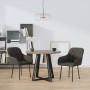 Sillas de comedor 2 unidades terciopelo gris oscuro en Sillas de comedor | Comprar online en Foru.es