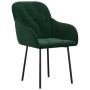 Sillas de comedor 2 unidades terciopelo verde oscuro en Sillas de comedor | Comprar online en Foru.es