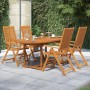 Juego de comedor de jardín 5 piezas madera maciza de acacia de vidaXL, Conjuntos de jardín - Ref: Foro24-3079643, Precio: 523...