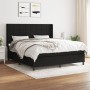 Cama box spring con colchón tela negro 180x200 cm de vidaXL, Camas y somieres - Ref: Foro24-3131451, Precio: 631,32 €, Descue...