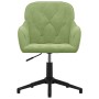 Silla de oficina giratoria de terciopelo verde claro en Sillas de oficina | Comprar online en Foru.es