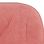 Silla de oficina giratoria de terciopelo rosa en Sillas de oficina | Comprar online en Foru.es