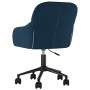 Silla de oficina giratoria terciopelo azul en Sillas de oficina | Comprar online en Foru.es