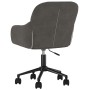 Silla de oficina giratoria de terciopelo gris oscuro en Sillas de oficina | Comprar online en Foru.es