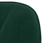 Silla de oficina giratoria de terciopelo verde oscuro en Sillas de oficina | Comprar online en Foru.es