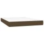 Box spring bed with dark brown fabric mattress 140x200 cm by vidaXL, Beds and slatted bases - Ref: Foro24-3131516, Price: 502...